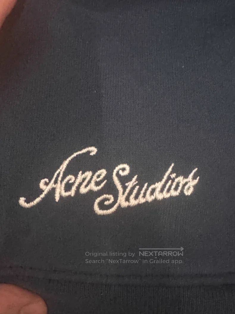 Acne Studios Acne Studios Embroidered Jacket, Dark Blue, 2025 Fall/Wint Size US M / EU 48-50 / 2 - 5 Thumbnail