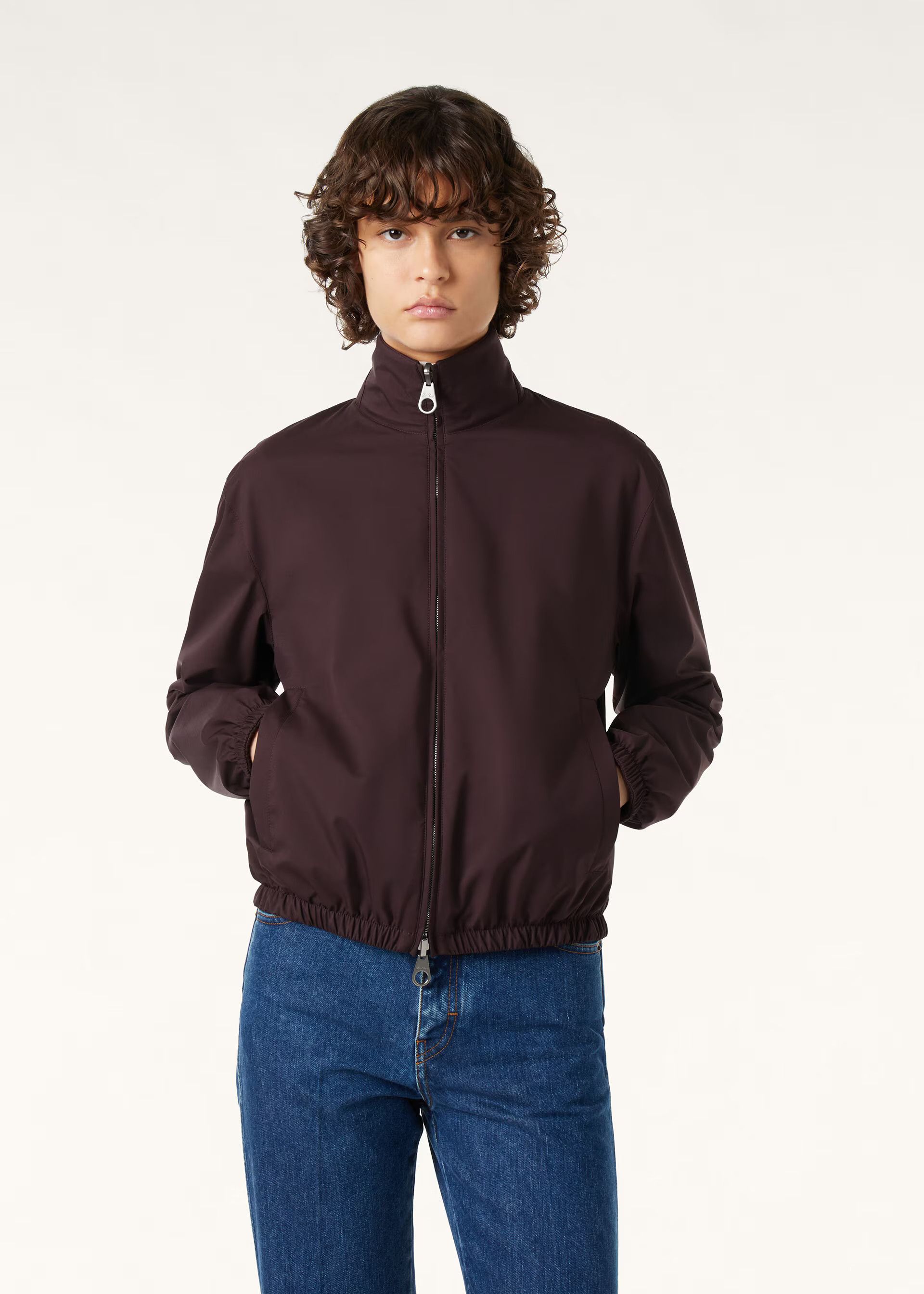Loro Piana os11x0426 FAQ0514 Bomber Jacket in Vin Chaud Size XS / US 0-2 / IT 36-38 - 6 Thumbnail