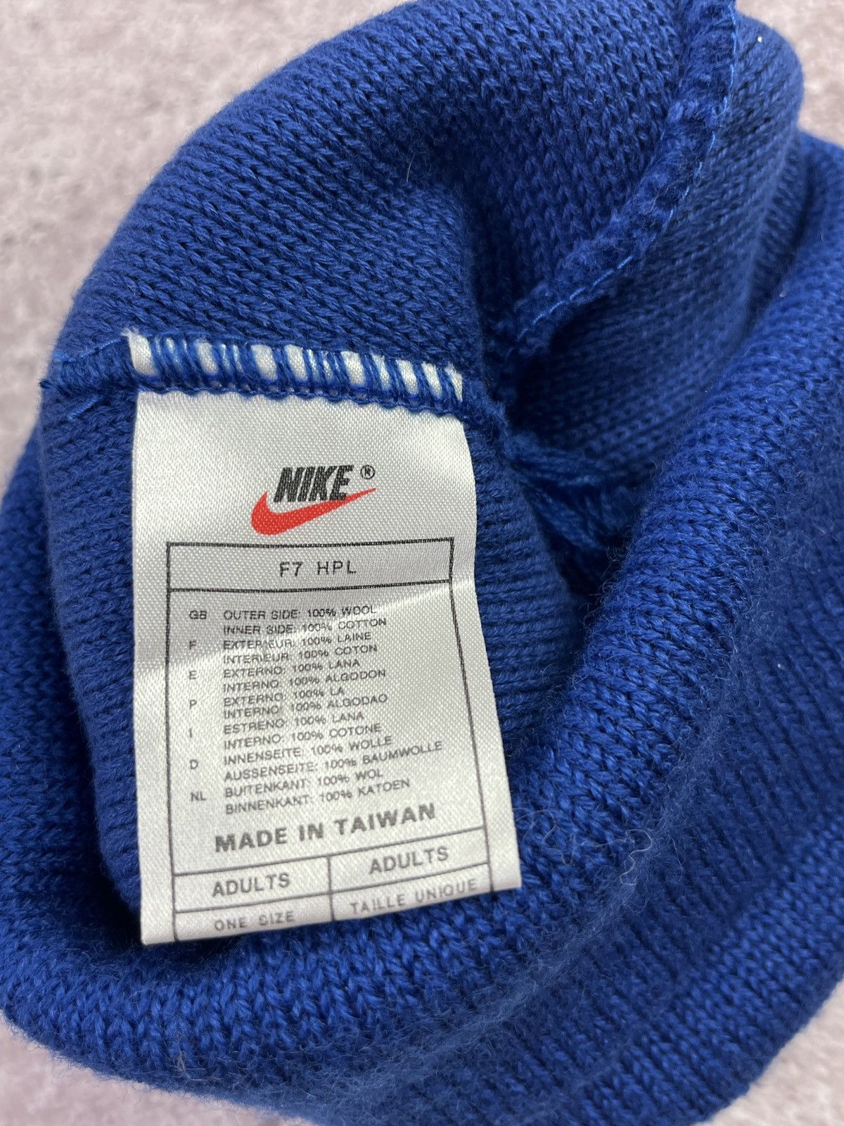 Nike Vintage Nike Peak Beanie Size ONE SIZE - 5 Thumbnail