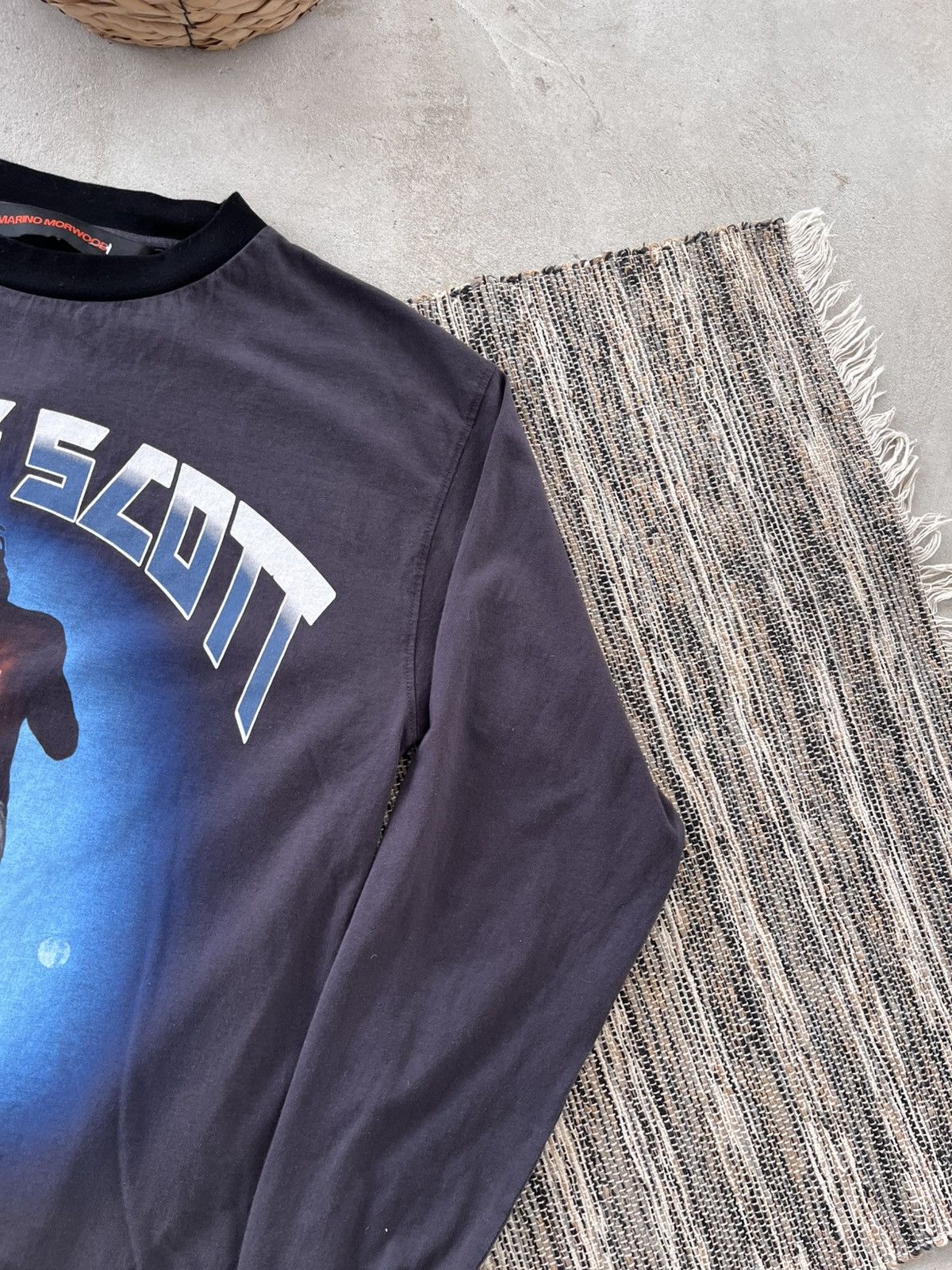 Marino Morwood Rare Travis Scott Marino Morwood LongSleeve Rap Tshirt Size US M / EU 48-50 / 2 - 6 Thumbnail