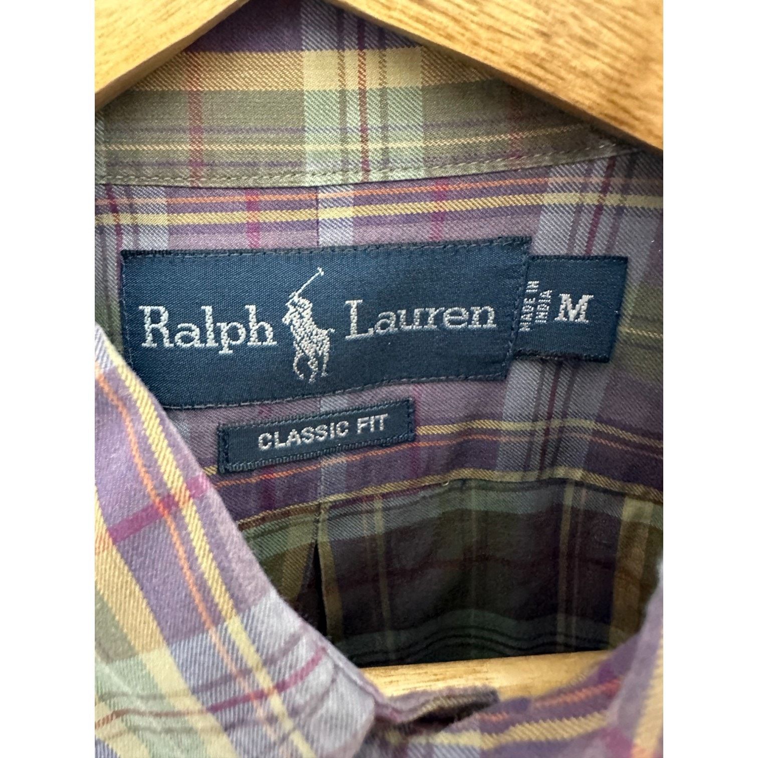Ralph Lauren Ralph Lauren Classic Fit Purple Plaid Button-Up Shirt Medium Size US M / EU 48-50 / 2 - 3 Thumbnail