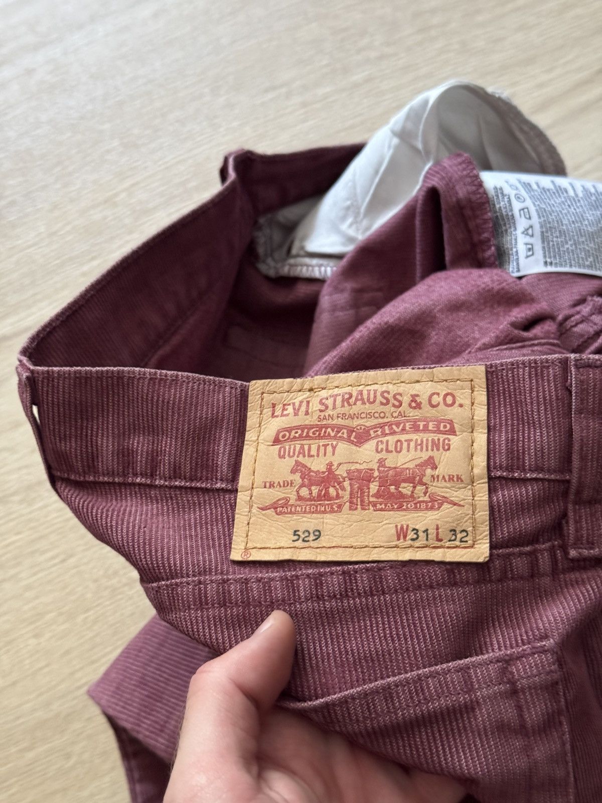 Levi's Vintage 00’s Levi’s Women’s Rare Hippie y2k Bootcut Pants Size 31" - 5 Thumbnail