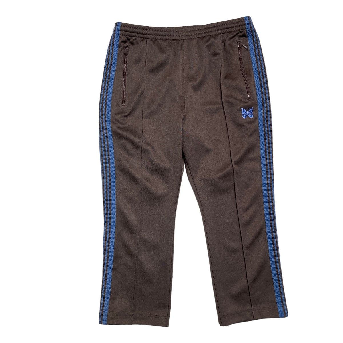 Needles Sweat Pants Polyester Tape Side Logo Brown Size US 31 - 1 Thumbnail