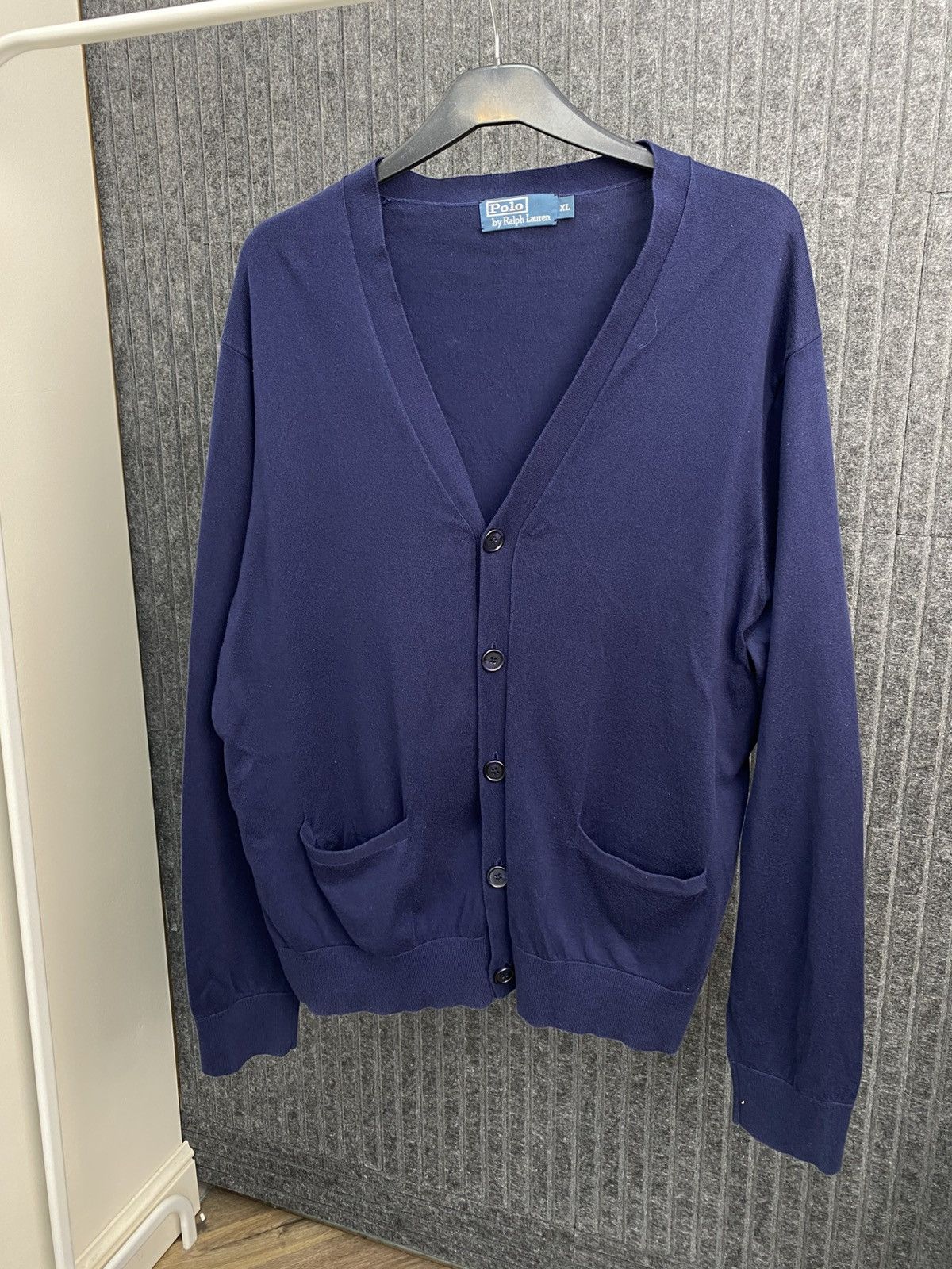 Polo Ralph Lauren Vintage Polo Ralph Lauren V-Neck Button Cardigan Size US XL / EU 56 / 4 - 1 Thumbnail