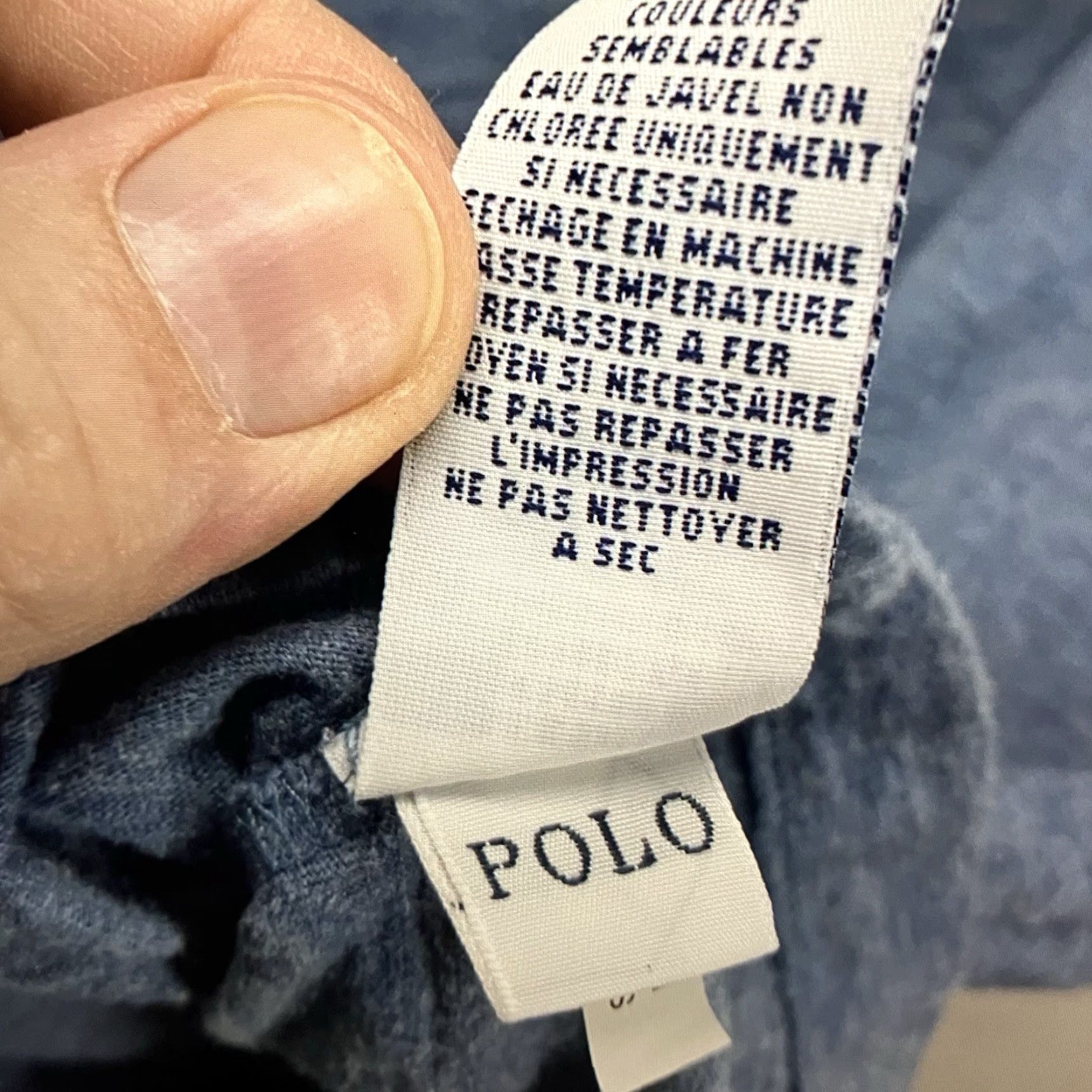 Ralph Lauren Men's Ralph Lauren Polo T-Shirt XL Crew Neck Light Marley Blue Cotton Short Sleeve Logo Classic Preppy All Seasons Size US XL / EU 56 / 4 - 7 Thumbnail
