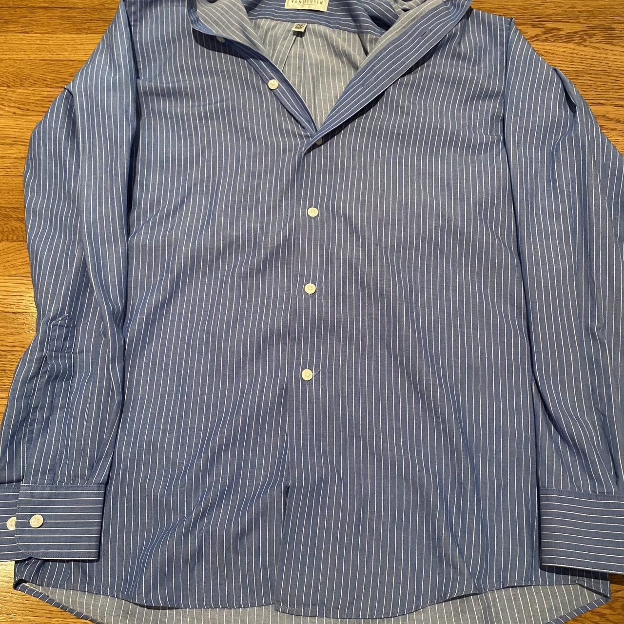 Van Heusen VanHeusen stripped Button down Size US M / EU 48-50 / 2 - 2 Thumbnail