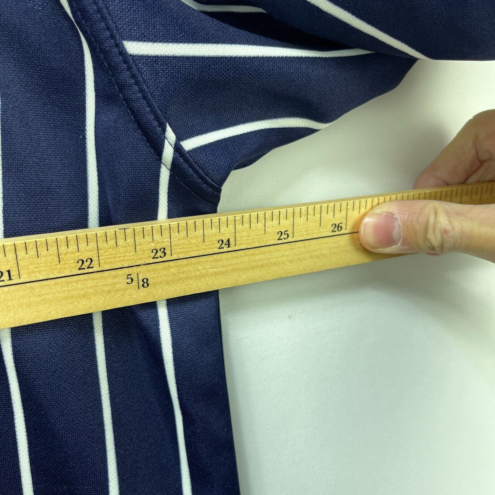 Vintage Vintage 90s New York Baseball Jersey Pinstripe XL Classic Size US XL / EU 56 / 4 - 10 Thumbnail