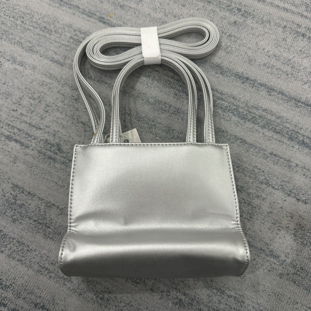 Telfar TELFAR SMALL SHOPPING BAG SILVER Size ONE SIZE - 3 Thumbnail