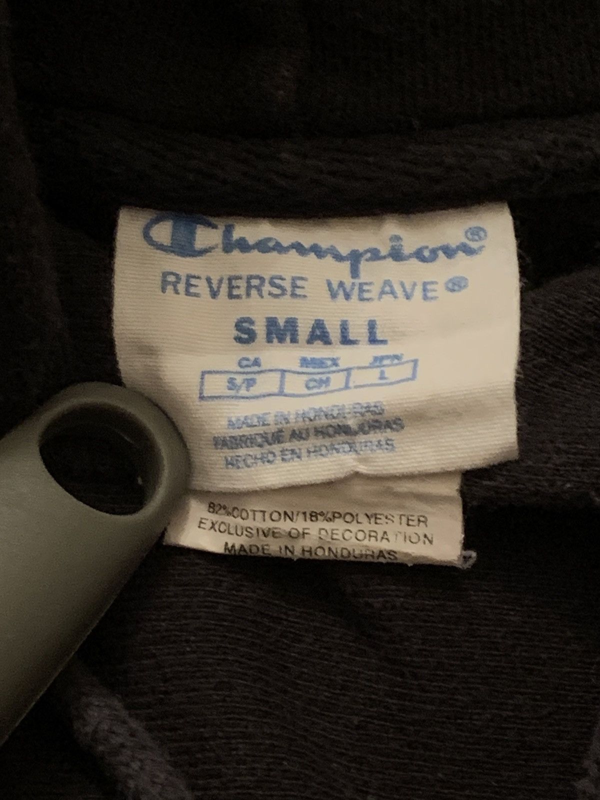 Champion Vintage Y2K Champion Reverse Weave Black Sportswear Hoodie Size US S / EU 44-46 / 1 - 5 Thumbnail