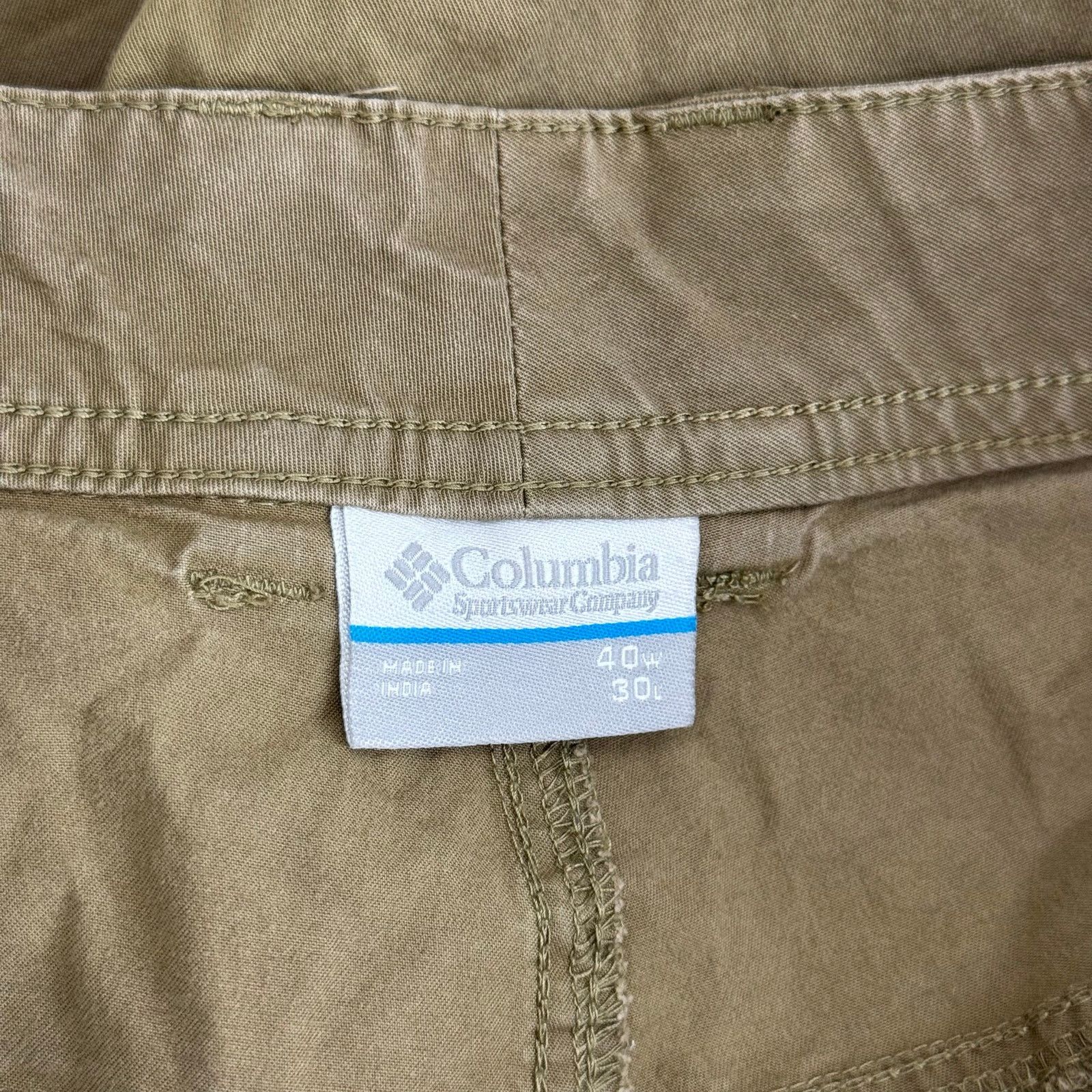 Columbia Columbia Tan Khaki Pants Regular Fit Size 40/30 Size US 40 / EU 56 - 5 Thumbnail