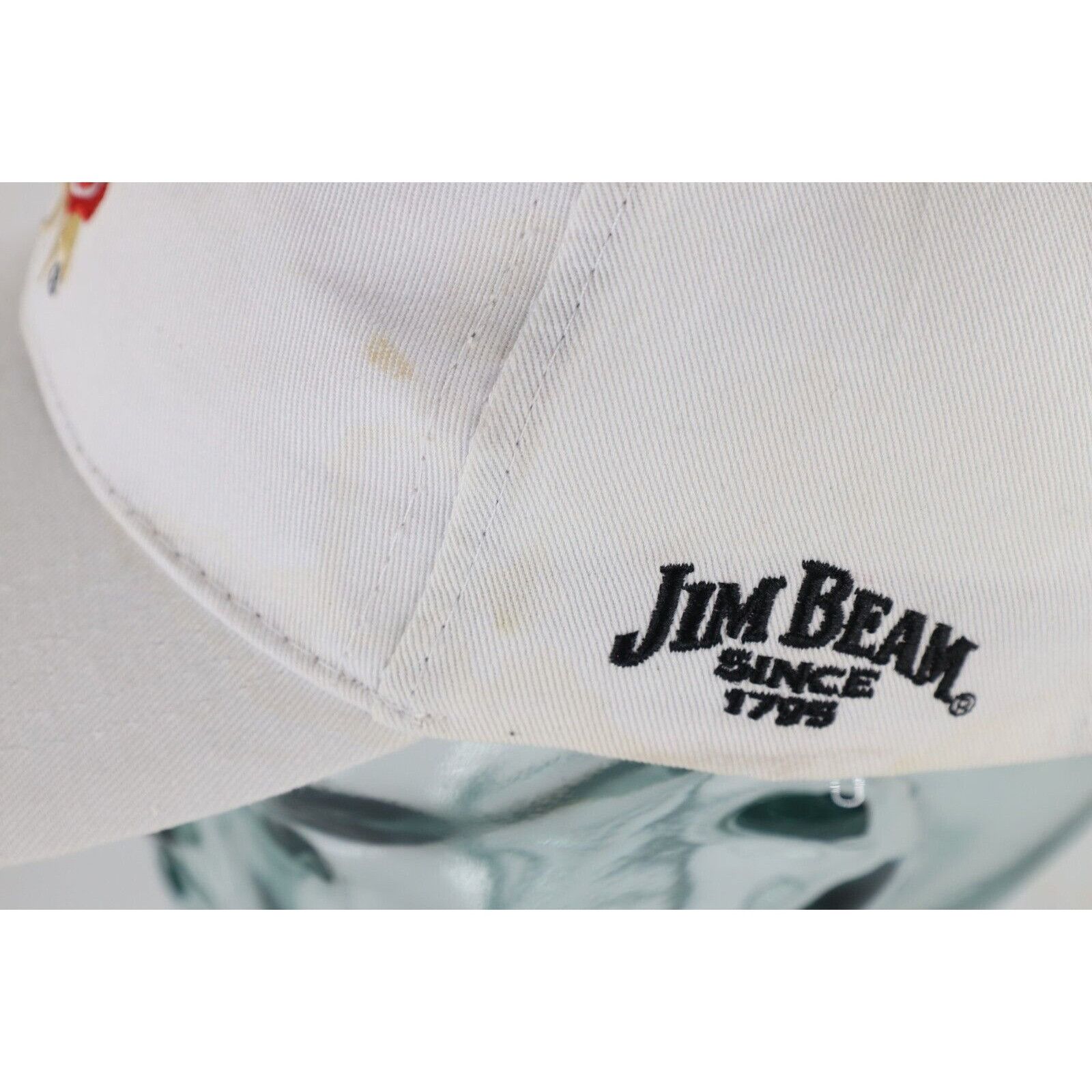 Vintage Vintage Distressed Jim Beam Whiskey Bourbon Strapback Hat Size ONE SIZE - 7 Thumbnail