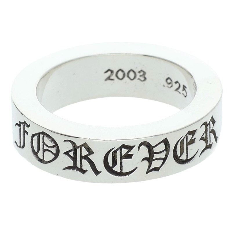 Chrome Hearts Chrome Hearts Spacer Forever Silver Ring Size ONE SIZE - 1 Thumbnail