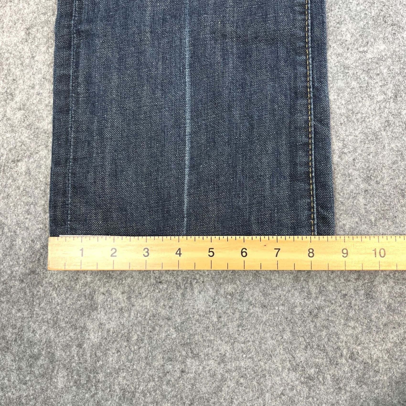 Hugo Boss HUGO BOSS Jeans Relaxed Straight 36 34 Dark Blue Linen Denim 5-Pocket Mens Jeans Size US 36 / EU 52 - 3 Thumbnail