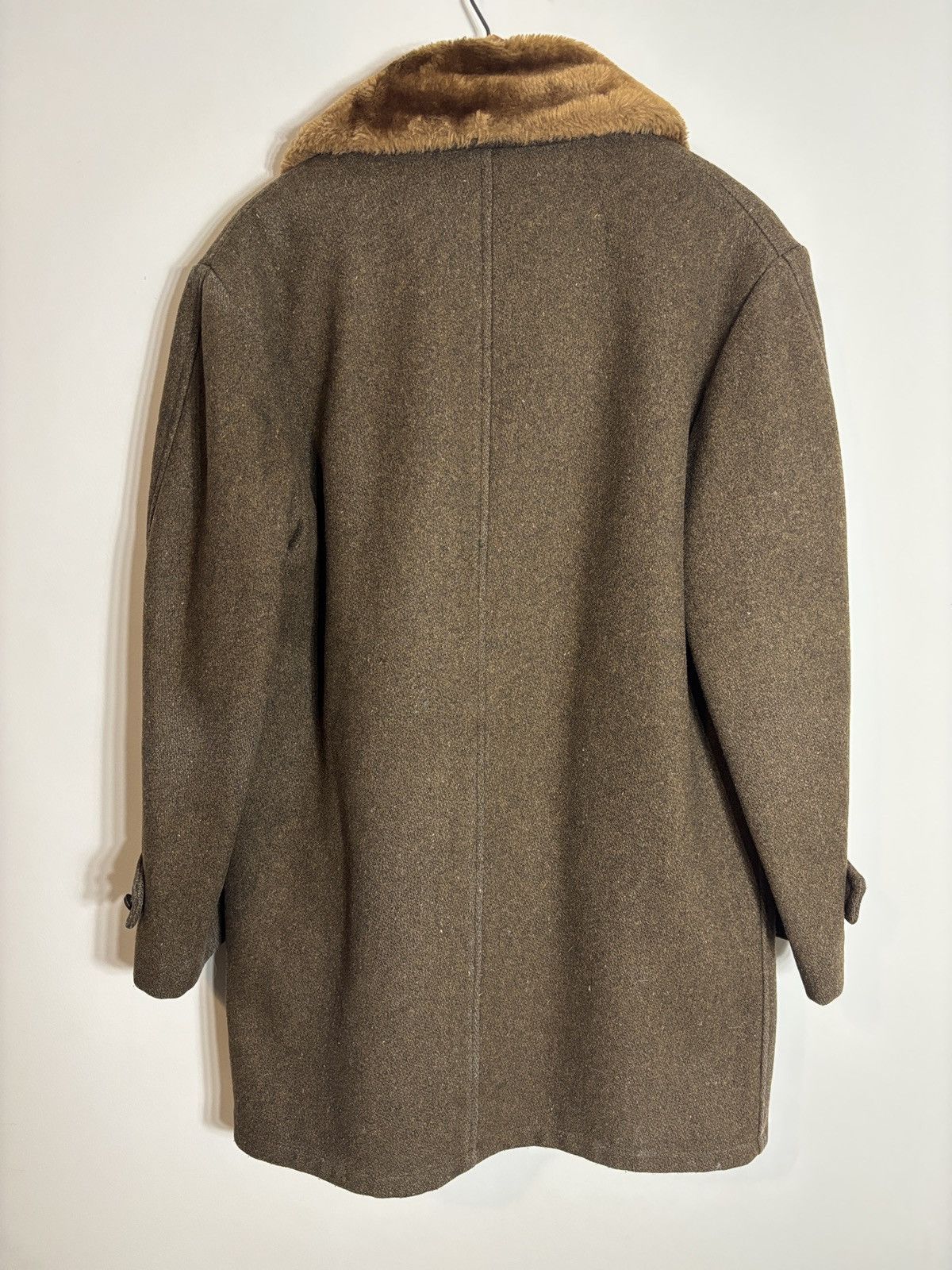Vintage Vintage 60s Dan Jac Overcoat Faux Fur Collar 42 Size US L / EU 52-54 / 3 - 5 Thumbnail