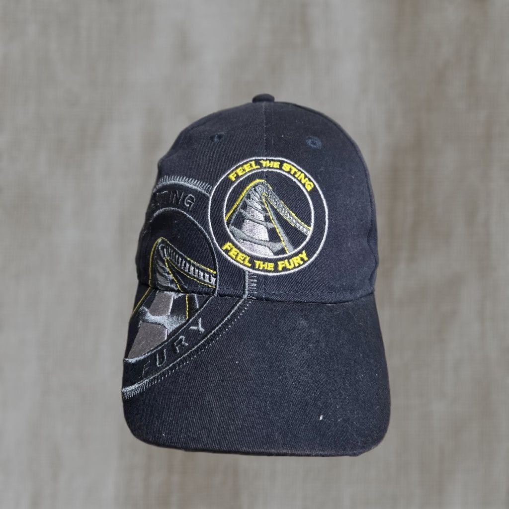 Vintage Carowinds Adjustable Black Baseball Cap Hat Unisex Adults Outdoor Adventure Size ONE SIZE - 1 Thumbnail
