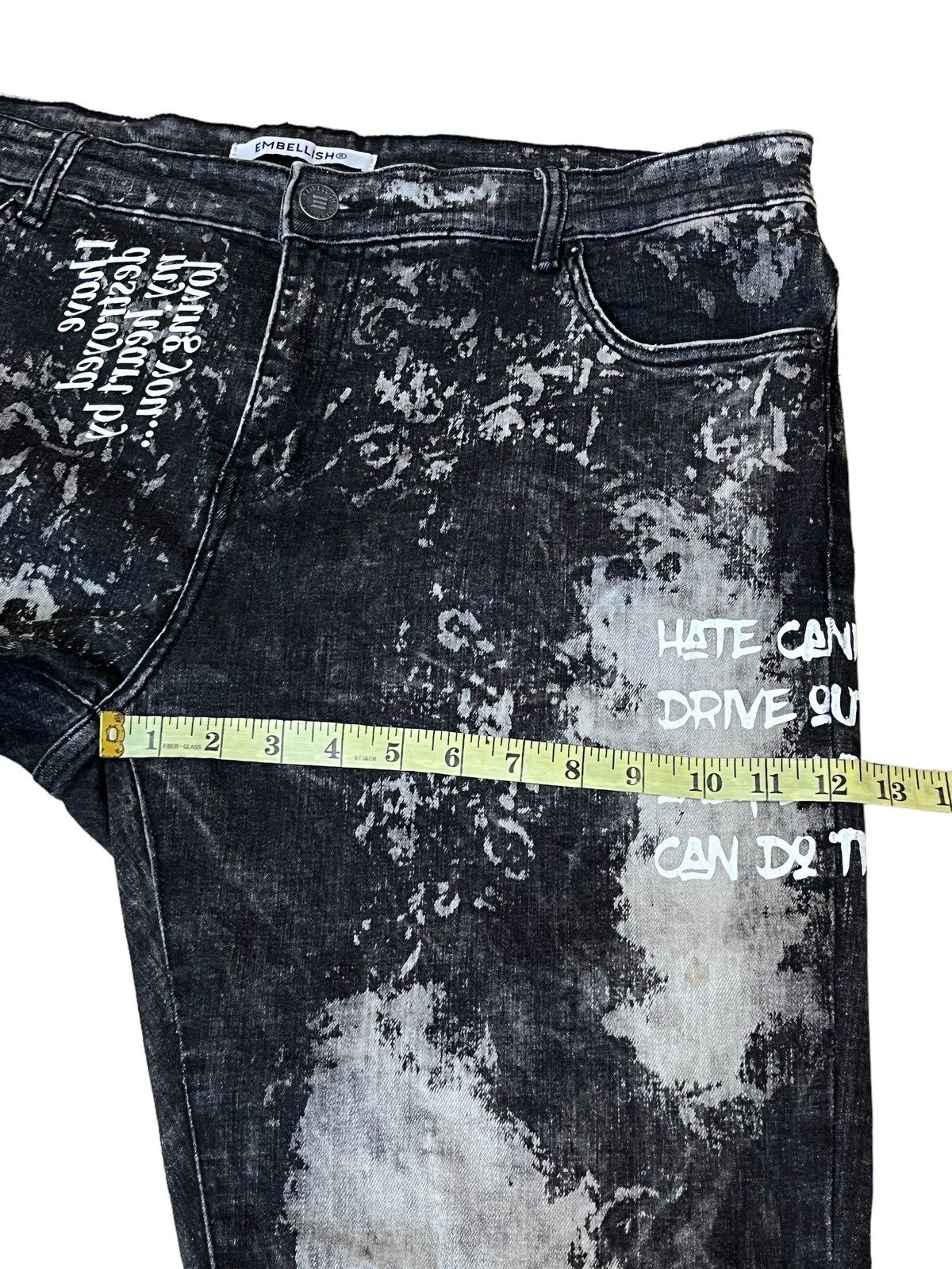 Embellish SICK🔥JAPANESE EMBELLISH STRETCH COTTON DISTRESS STYLE JEANS Size US 40 / EU 56 - 17 Thumbnail