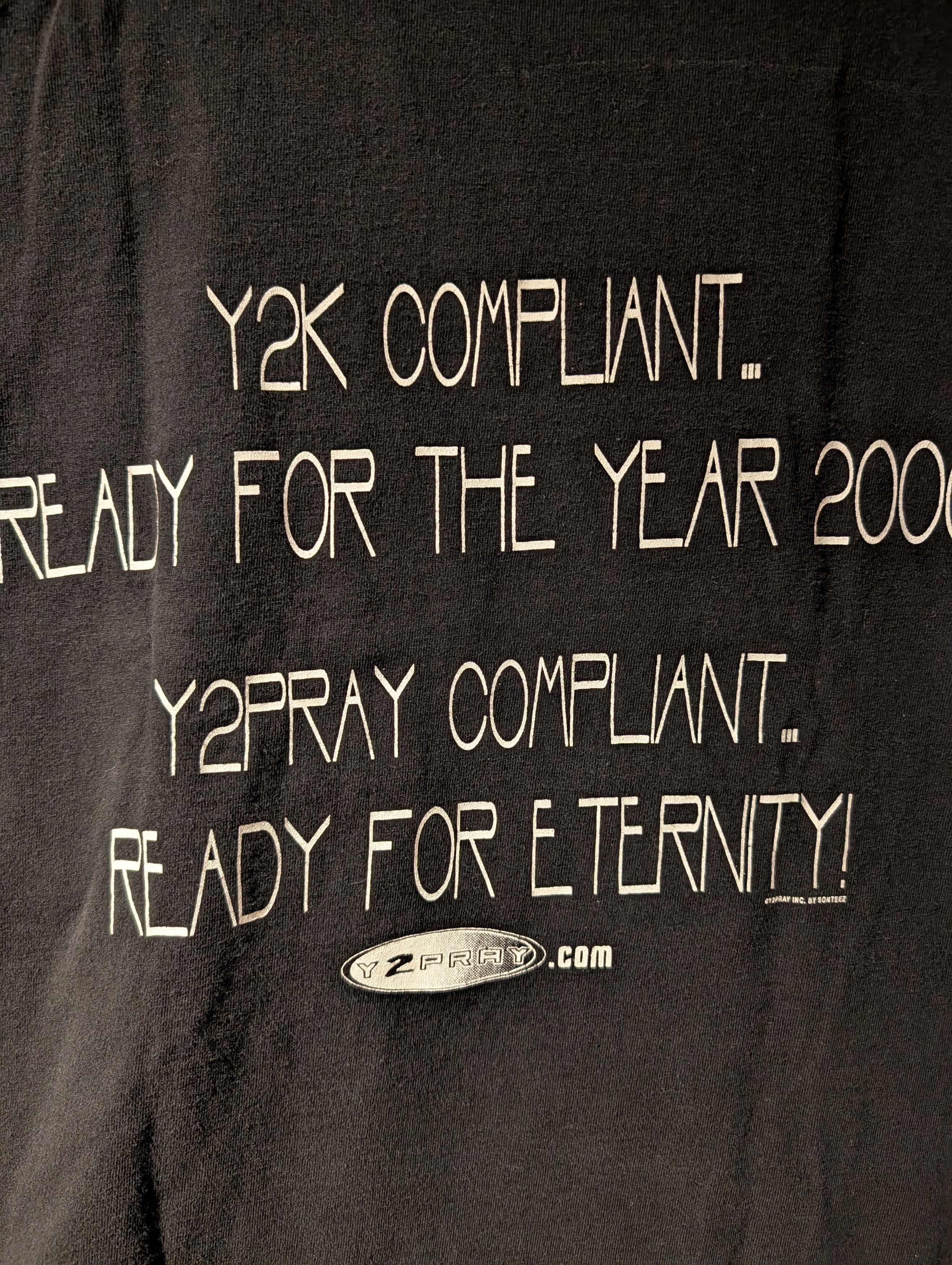 Vintage Vintage Y2K Pray Complaint Ready for Eternity T-Shirt Size US XL / EU 56 / 4 - 5 Thumbnail