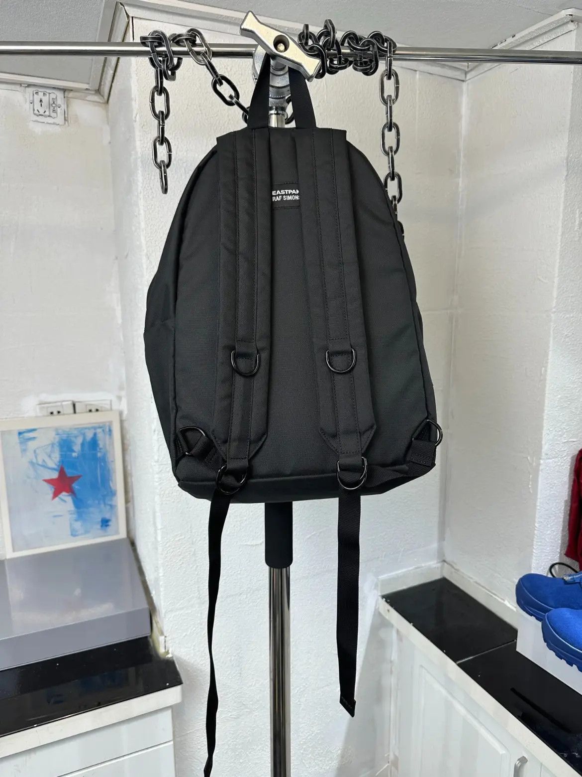 Raf Simons Patches & Chain Backpack