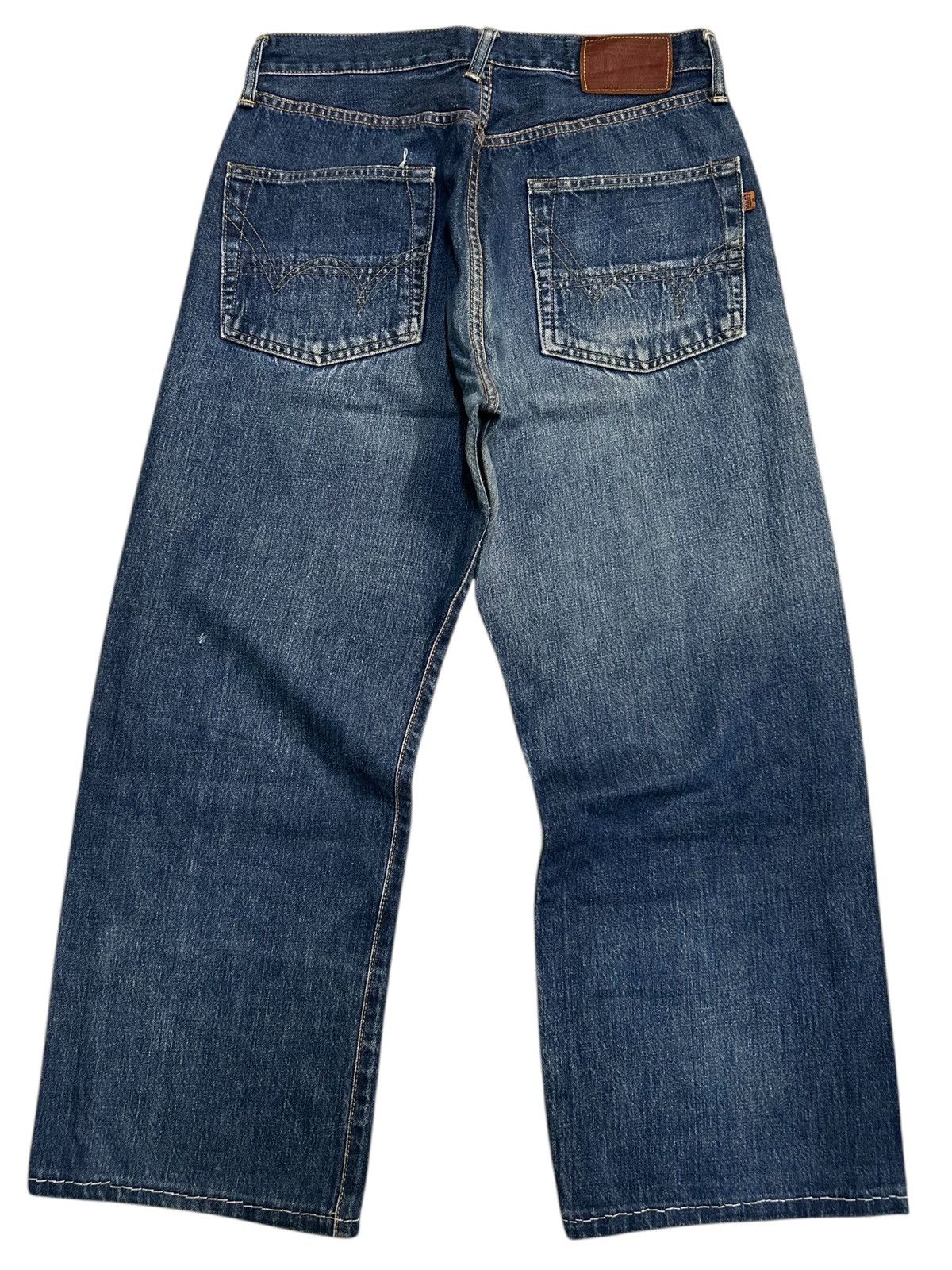 Japanese Brand × Kapital × Vintage Edwin Selvedge Baggy Japanese vtg Denim Jeans Size US 30 / EU 46 - 2 Thumbnail
