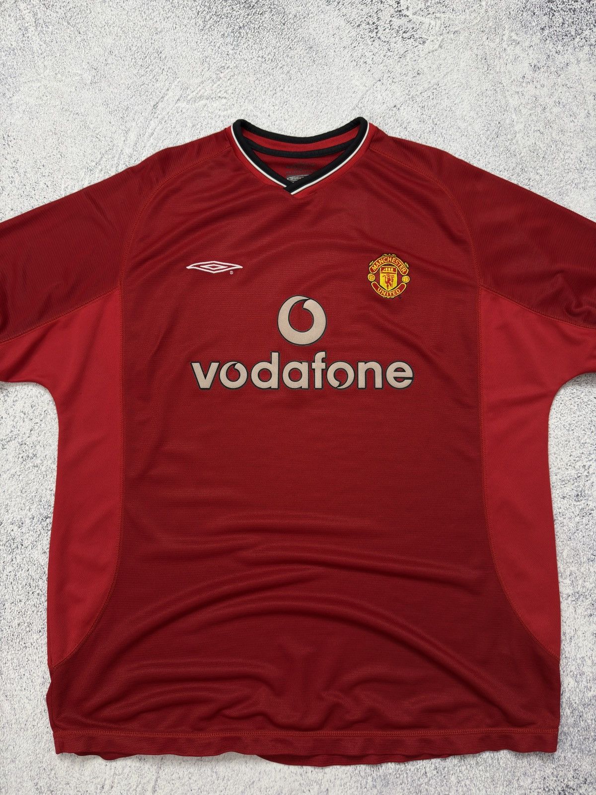 Umbro UMBRO MANCHESTER UNITED 2000/2001 HOME FOOTBALL SHIRT JERSEY Size US XL / EU 56 / 4 - 4 Thumbnail