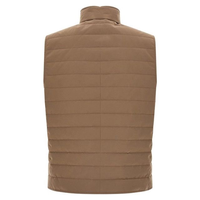 Brunello Cucinelli BRUNELLO CUCINELLI $2500 Hazelnut Nylon Down Vest New & Auth Size US M / EU 48-50 / 2 - 2 Thumbnail