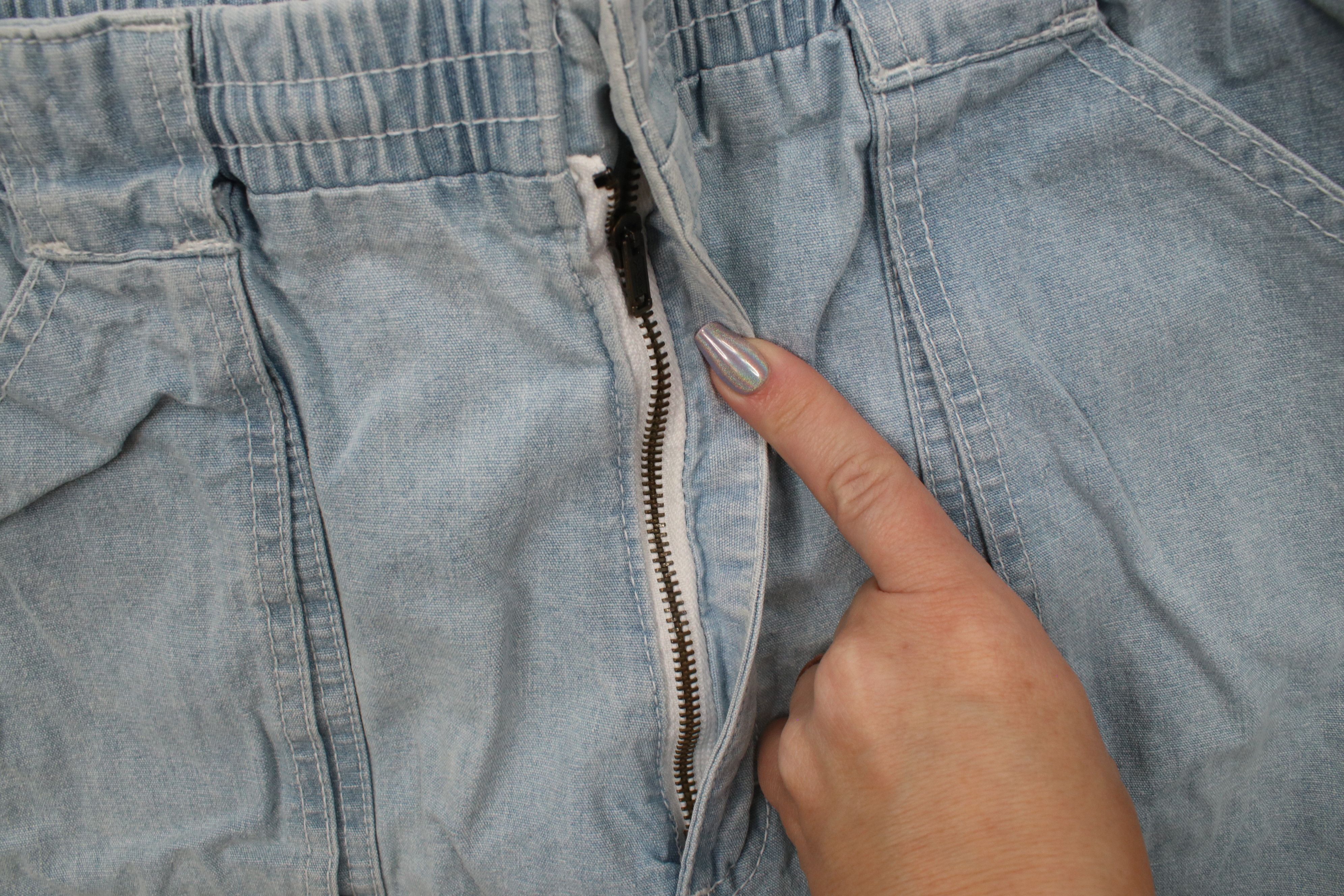Vintage Vintage 90s Streetwear Denim Above Knee Utility Shorts Size US 34 / EU 50 - 5 Thumbnail