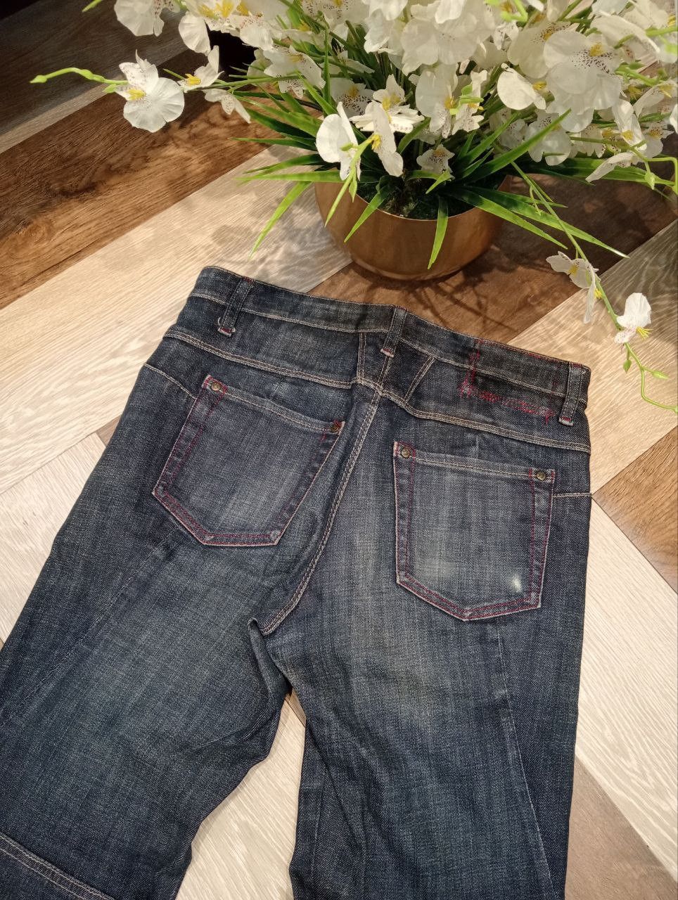 Marithe + Francois Girbaud MARITHE FRANCOIS GIRBAUD FLARED STRETCH JEANS - SIZE S Size US 30 / EU 46 - 10 Thumbnail