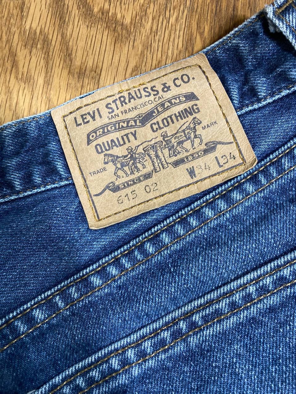 Levi's Vintage 90s Levis 515 Faded Wash Distressed Baggy Jeans Size US 34 / EU 50 - 4 Thumbnail