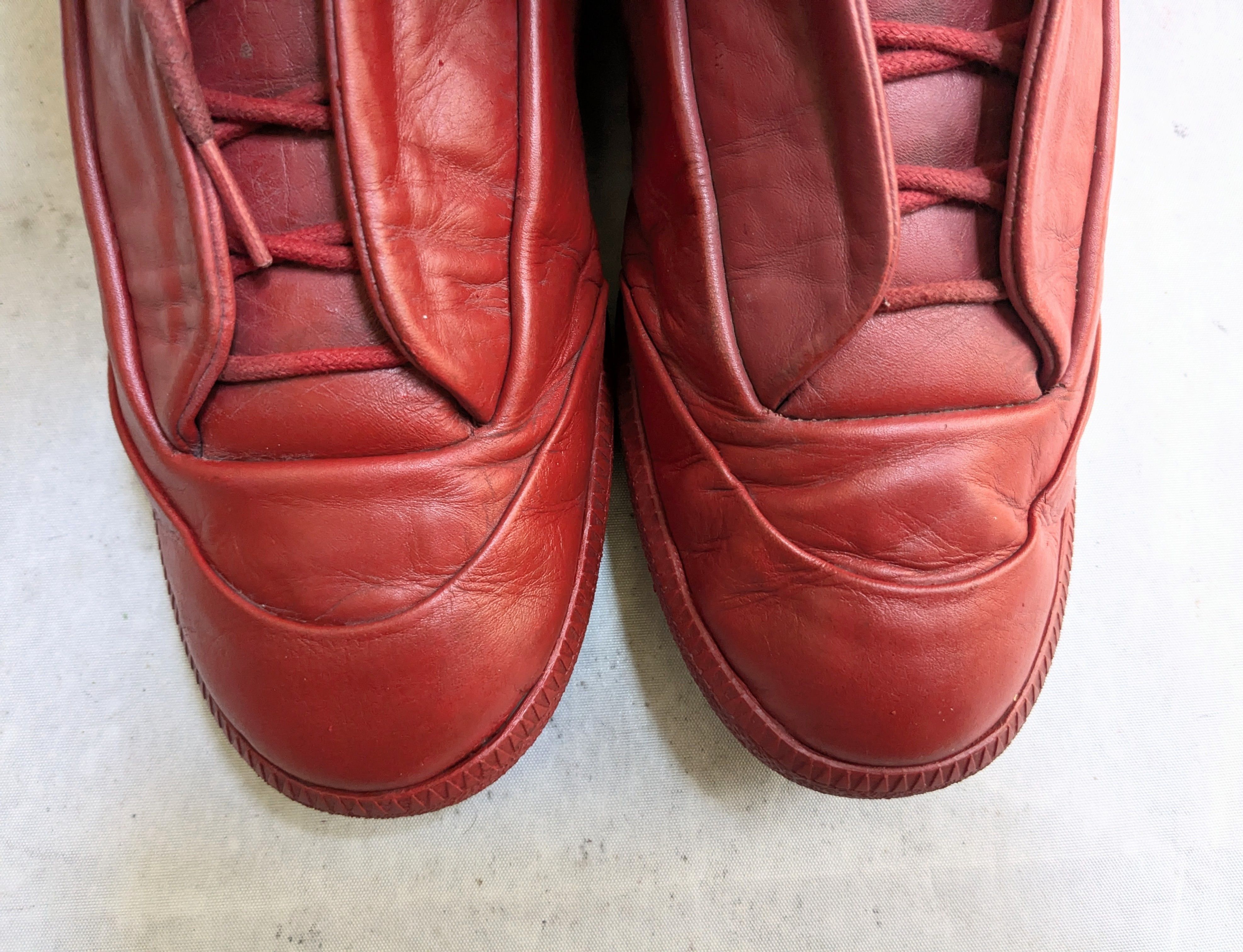 Maison Margiela Maison Margiela Future Sneakers Red 11 44 High Tops Leather Size US 11 / EU 44 - 5 Thumbnail