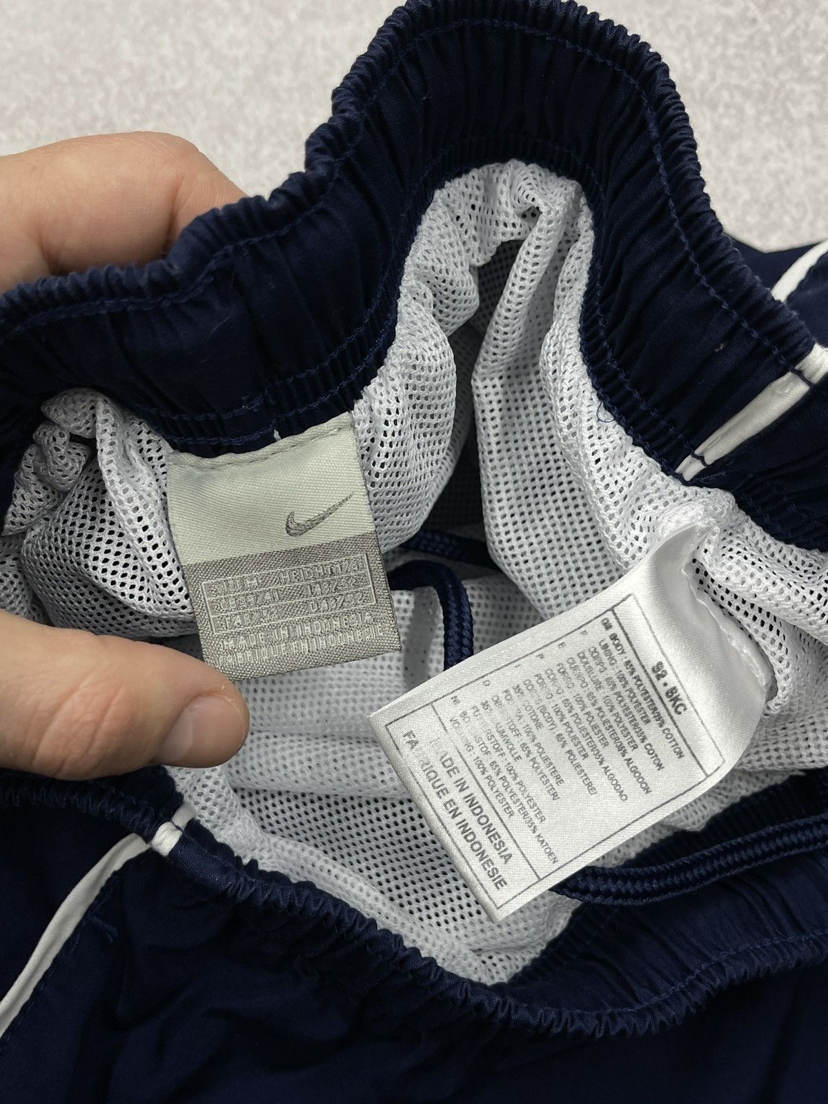 Nike × Nike ACG × Vintage Vintage Nike Athletic Shorts Navy Drill Y2K ACG TN Size M Size US 32 / EU 48 - 6 Thumbnail