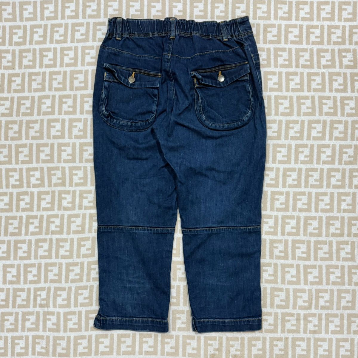 Designer × Issey Miyake × Japanese Brand Plantation 3q Jeans Size 29" - 3 Thumbnail
