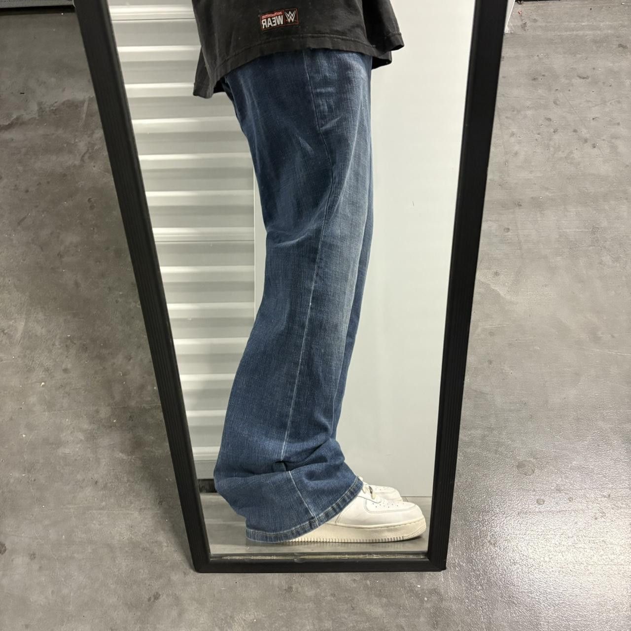 Levi's Crazy Vintage Y2K/2000s Baggy Wideleg Bootcut Levis 529 Dark Wash Denim Jeans! Size US 34 / EU 50 - 2 Thumbnail