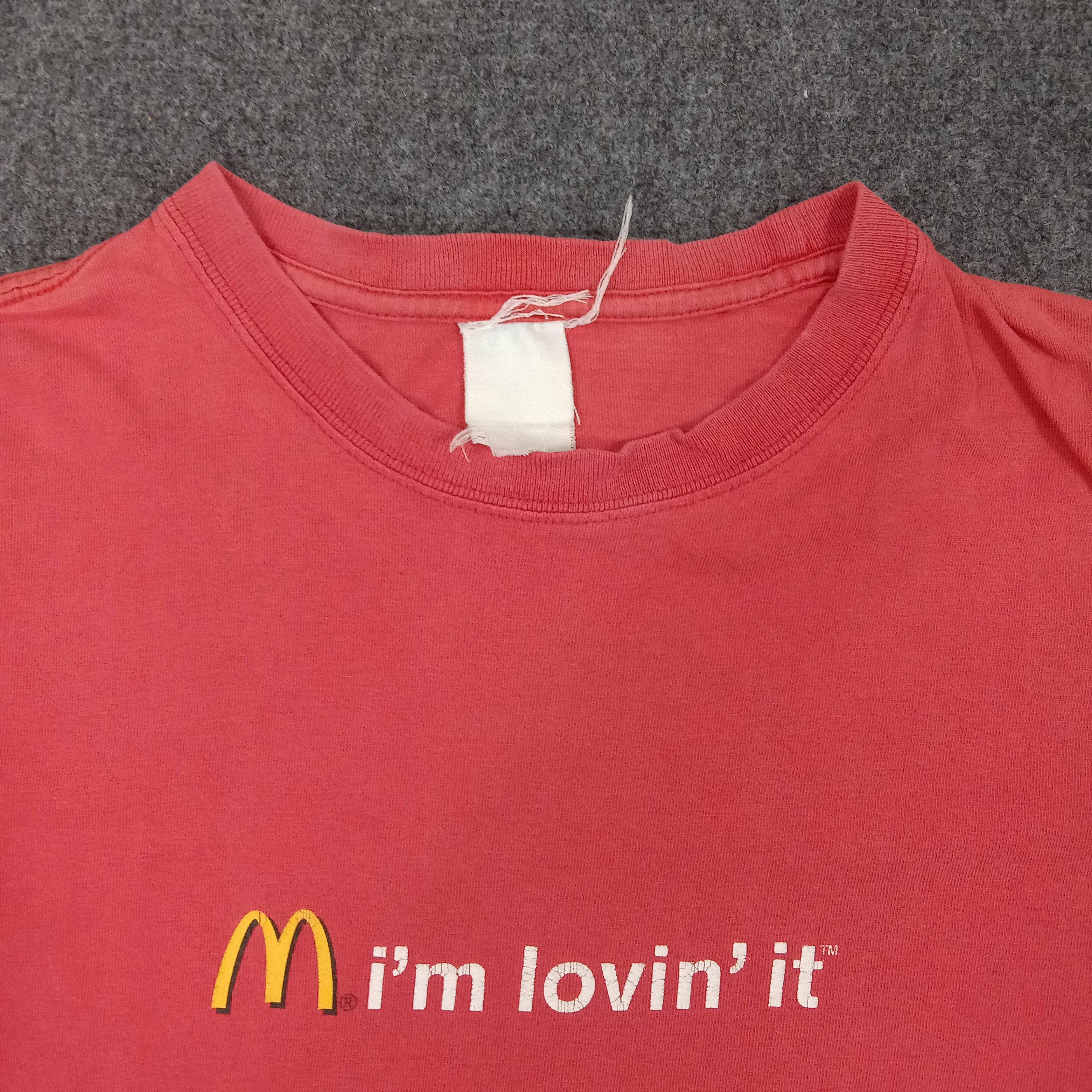 Mc Donald I'm Loving' It Restaurant Promo MCD Tshirt