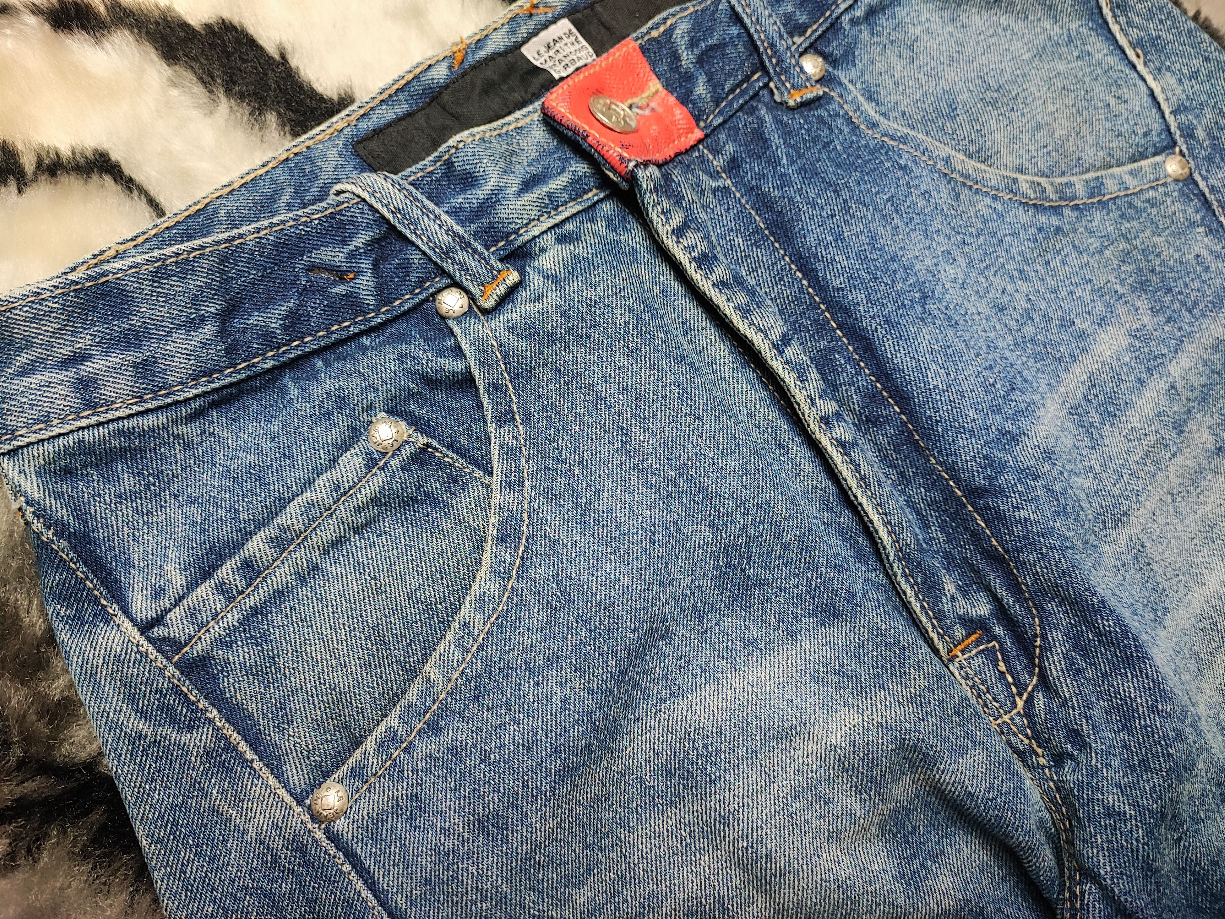 Marithe + Francois Girbaud Vintage MFG Trash Distress Grunge Erd Chrome Baggy Wide Leg Size US 28 / EU 44 - 8 Thumbnail