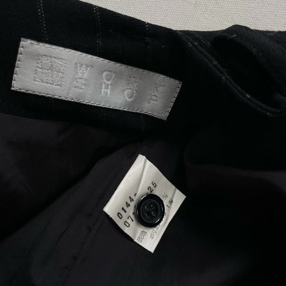 Japanese Brand × Yohji Yamamoto 1980s Workshop By Yohji Yamomato Wool Stripes Skirt Size 28" / US 6 / IT 42 - 3 Thumbnail
