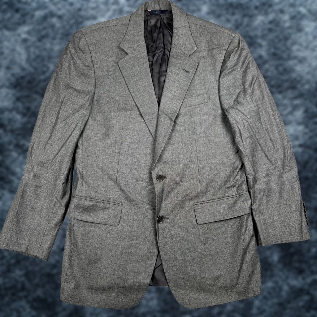 Brooks Brothers Brooks Brothers Loro Piana Wool Blazer 39R Mens Grey Suit Jacket Size 40R - 1 Thumbnail