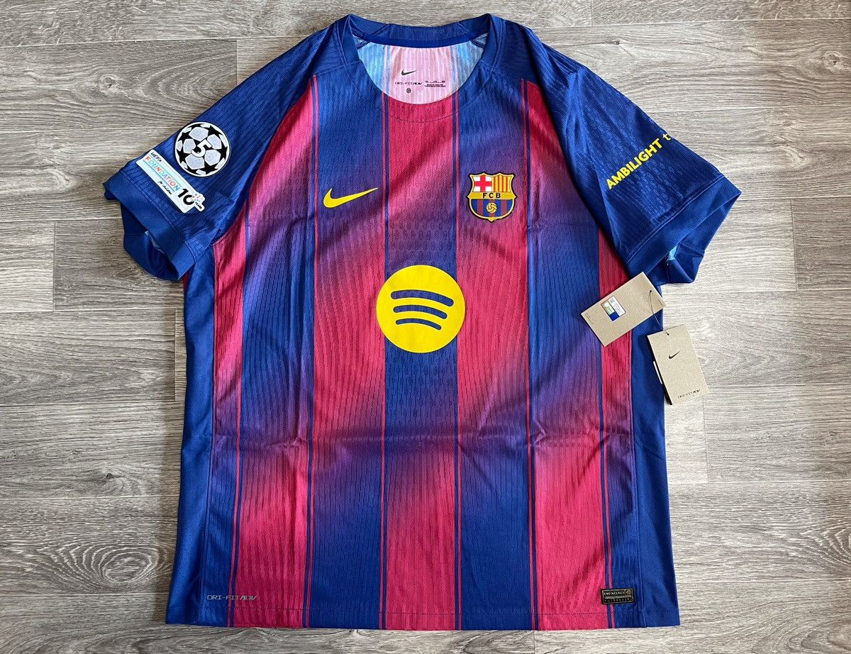 Vintage Player Issue BARCELONA 2025/2026 #10 YAMAL Shirt Jersey Nike Size US XXL / EU 58 / 5 - 2 Thumbnail