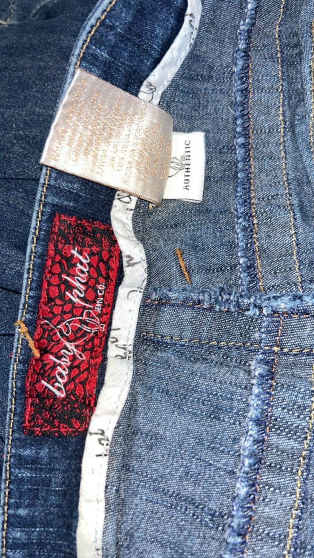 Other Women's Baby Phat Blue Cropped Jeans Size 11 Size 34" / US 12 / IT 48 - 5 Thumbnail