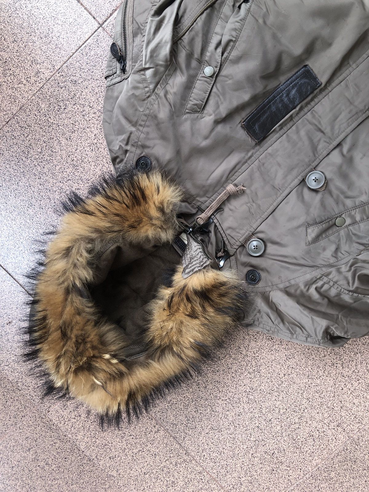 GOA G.O.A Raccoon Fur Military Jacket Gloves Size US M / EU 48-50 / 2 - 7 Thumbnail