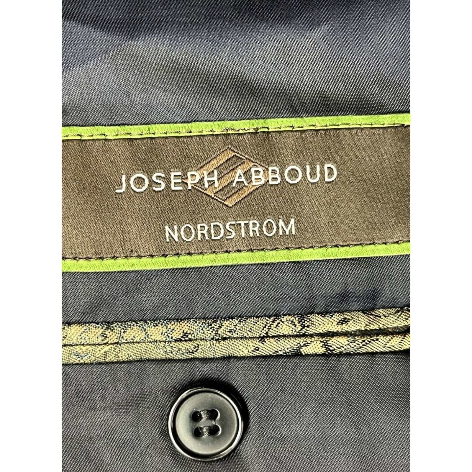 Joseph Abboud Joseph Abboud Blazer Jacket Blue Wool 44R Navy Notch Lapel Single-Breasted 2-Button USA Made Vintage? No Size 44R - 6 Thumbnail