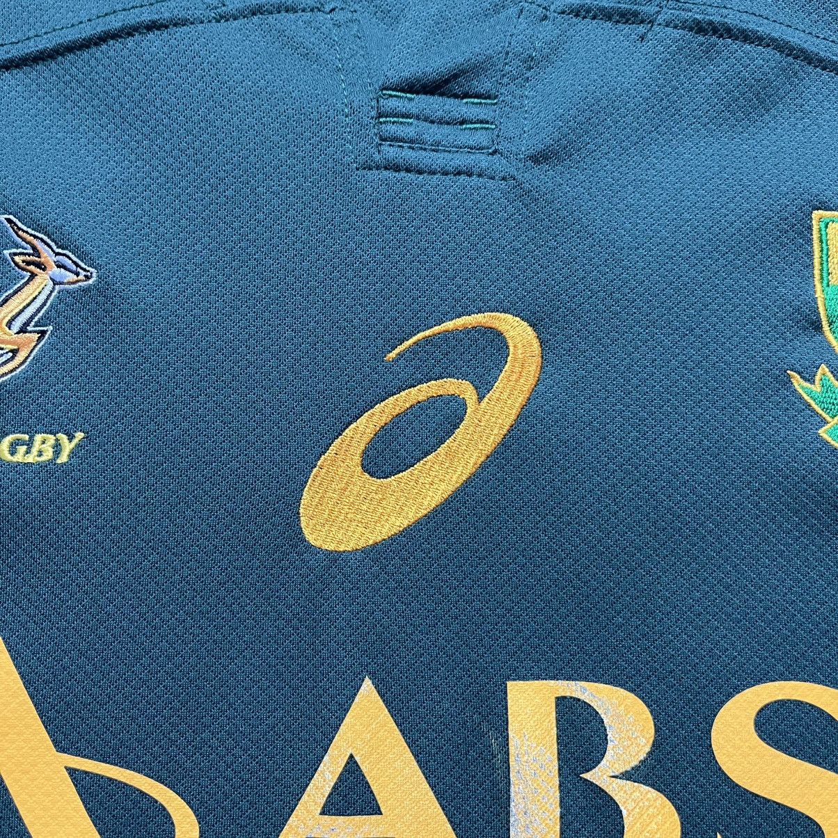 Asics Vintage Asics South Africa Springboks Home Rugby Jersey Size US XXL / EU 58 / 5 - 5 Thumbnail