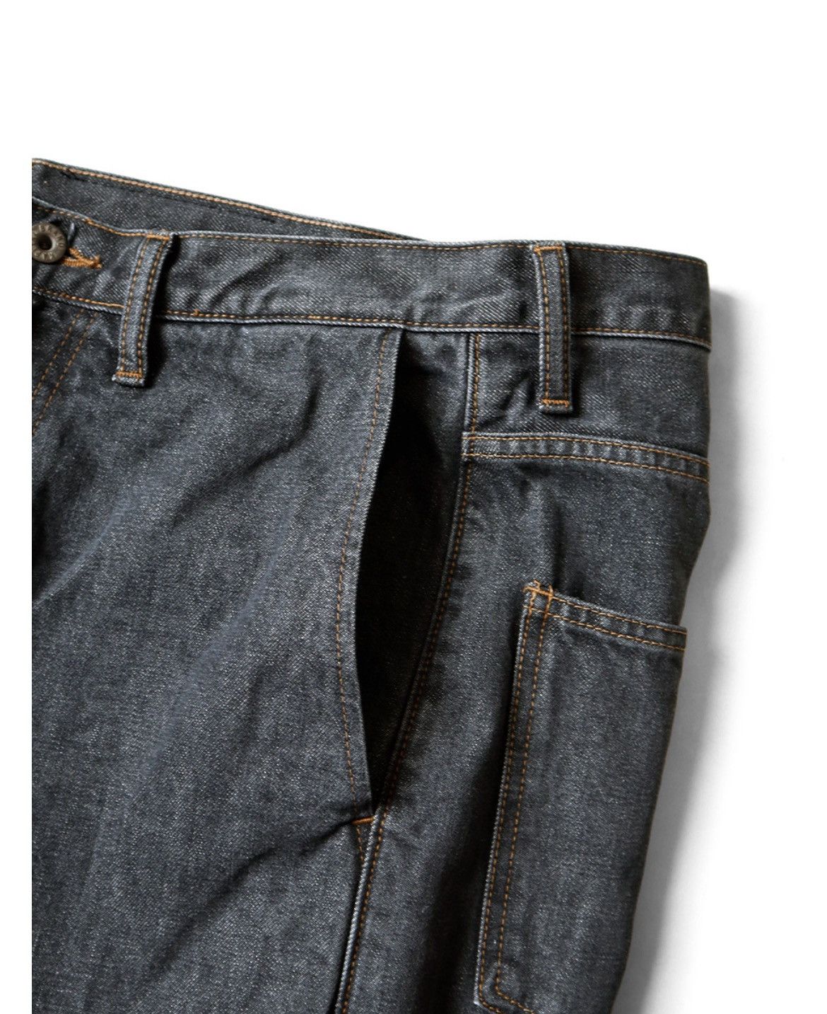 Kapital Kapital 14oz black Denim Port Baggy Pants size 3 Size US 32 / EU 48 - 5 Thumbnail