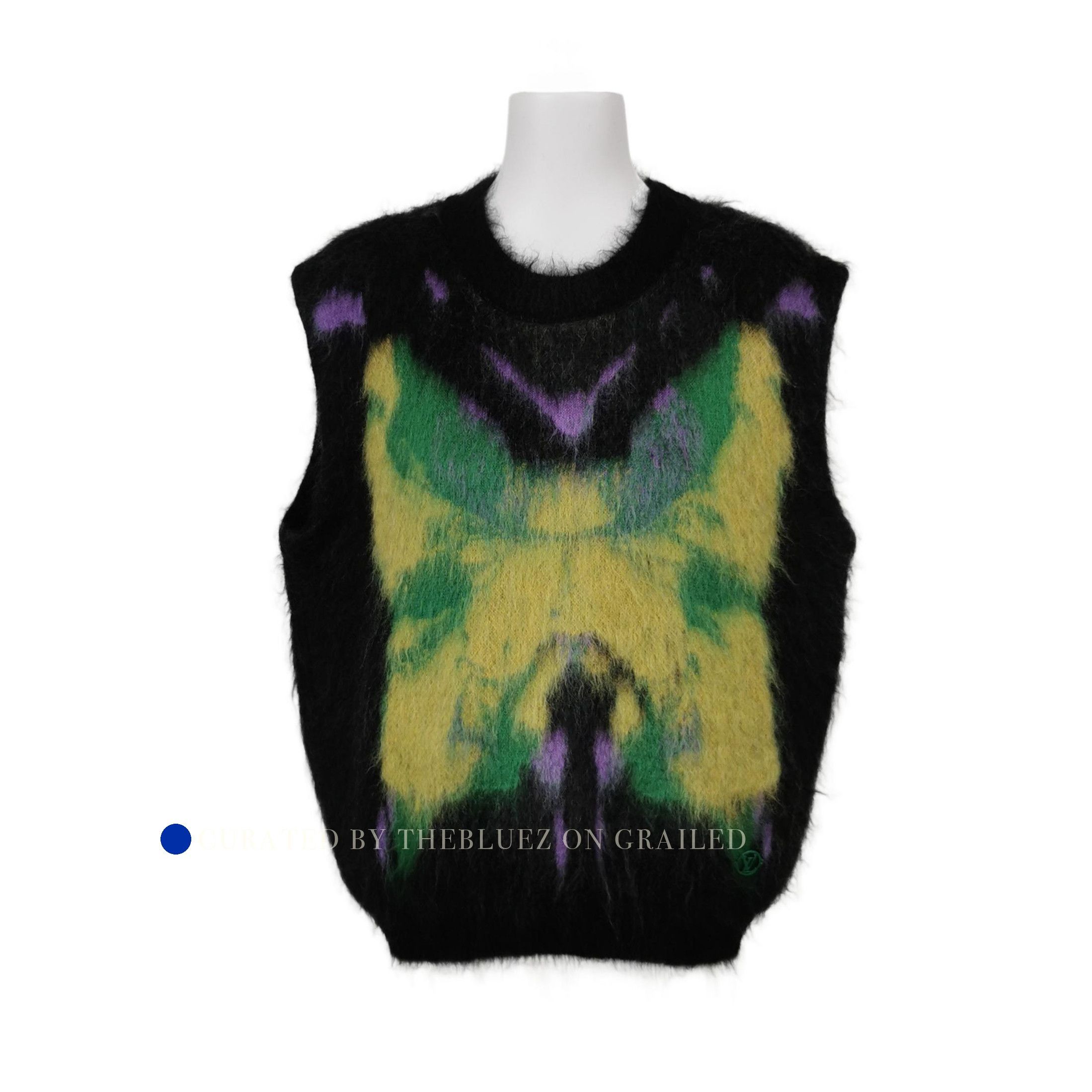 Louis Vuitton Colorful Mohair Blend Crew Neck Vest Size US S / EU 44-46 / 1 - 1 Thumbnail