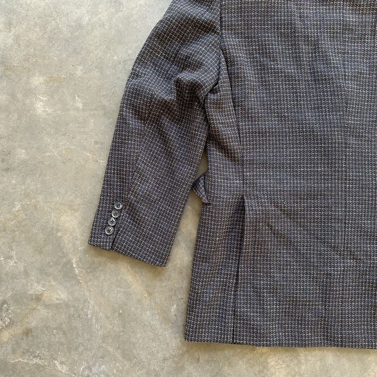 Burberry Vintage Burberry Pattern Blazer Mix Colour Size 40S - 8 Thumbnail