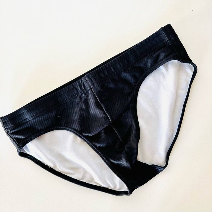 Nordstrom MENS TADLEE Black Speedo Swimsuit Bikini Low Rise Swim Brief ...