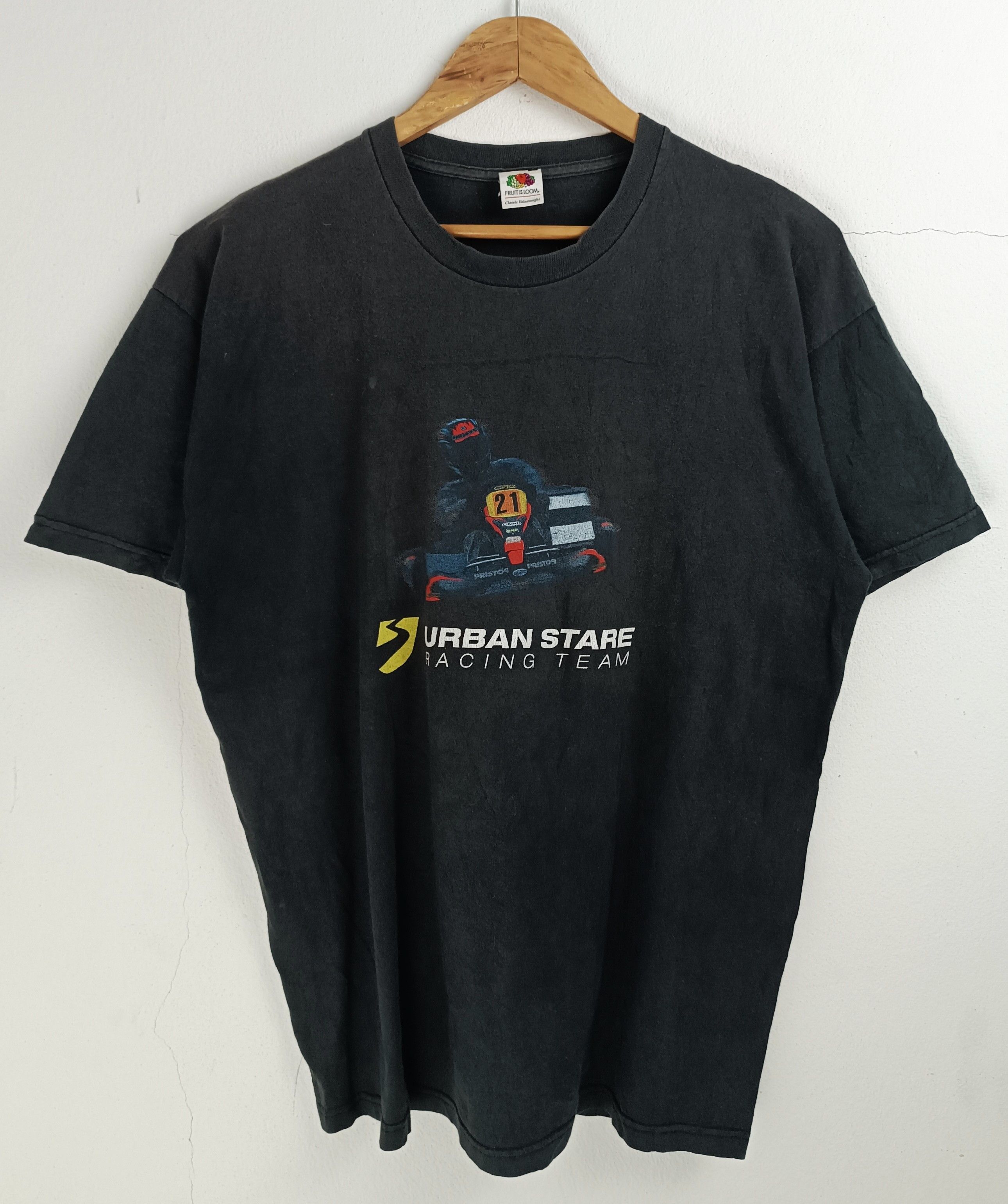 Vintage VINTAGE FADED URBAN STARE RACING TEAM GO KART F1 NASCAR DRAG Size US L / EU 52-54 / 3 - 3 Thumbnail