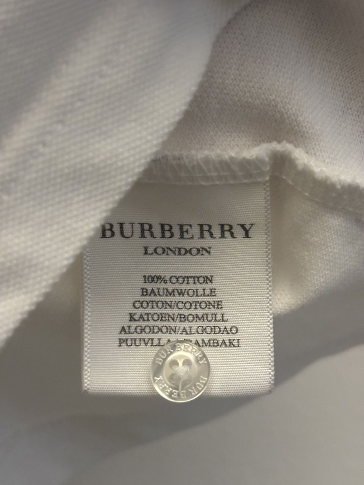 Burberry Burberry Pink Logo Shirt Size US M / EU 48-50 / 2 - 5 Thumbnail
