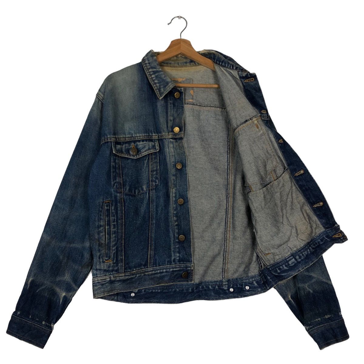 Hysteric Glamour 🔥90’s Vintage Trucker Denim Jacket Biker GMC Japan Size US M / EU 48-50 / 2 - 8 Thumbnail