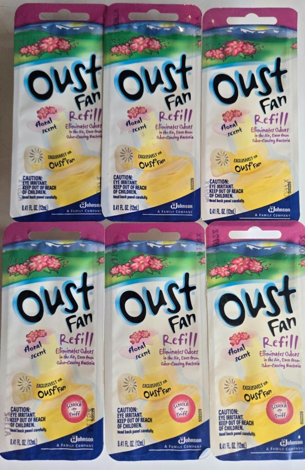 American Eagle Outfitters Lot of 6 Discontinued Oust Fan Scented Oil Refill Floral NEW Size ONE SIZE - 1 Thumbnail