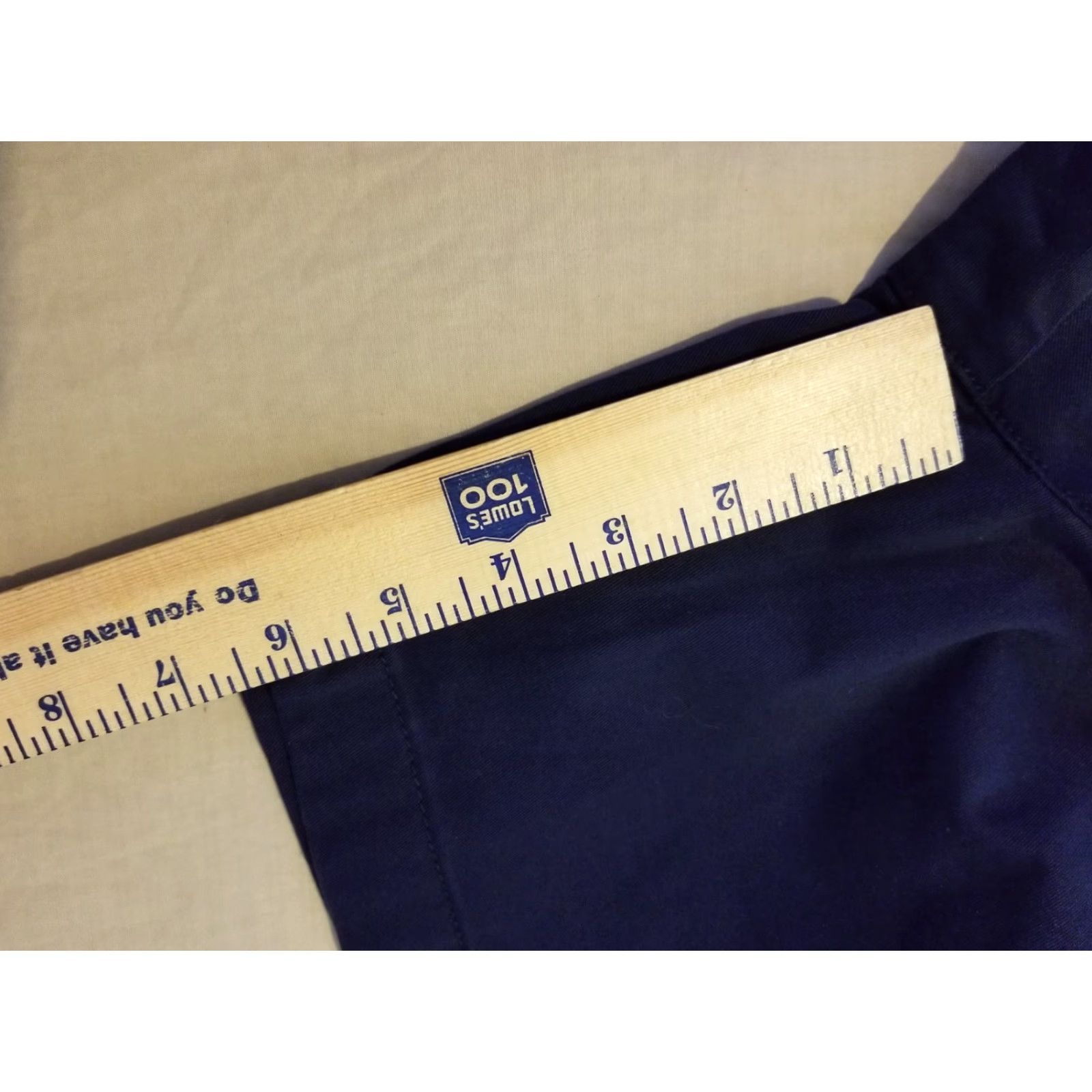 J.Crew VINTAGE? No. J.CREW Khaki Shorts Navy Blue Cotton Chino 4 Slim? Regular? (remove?) Size 27" / US 4 / IT 40 - 6 Thumbnail